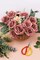 12-Piece Dusty Rose Artificial Roses – Long Stem Silk Flowers for Wedding Bouquets, Centerpieces, Party & Home Decor